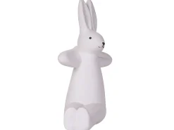 Zestaw 3 figurki wielkanocne królik biały
