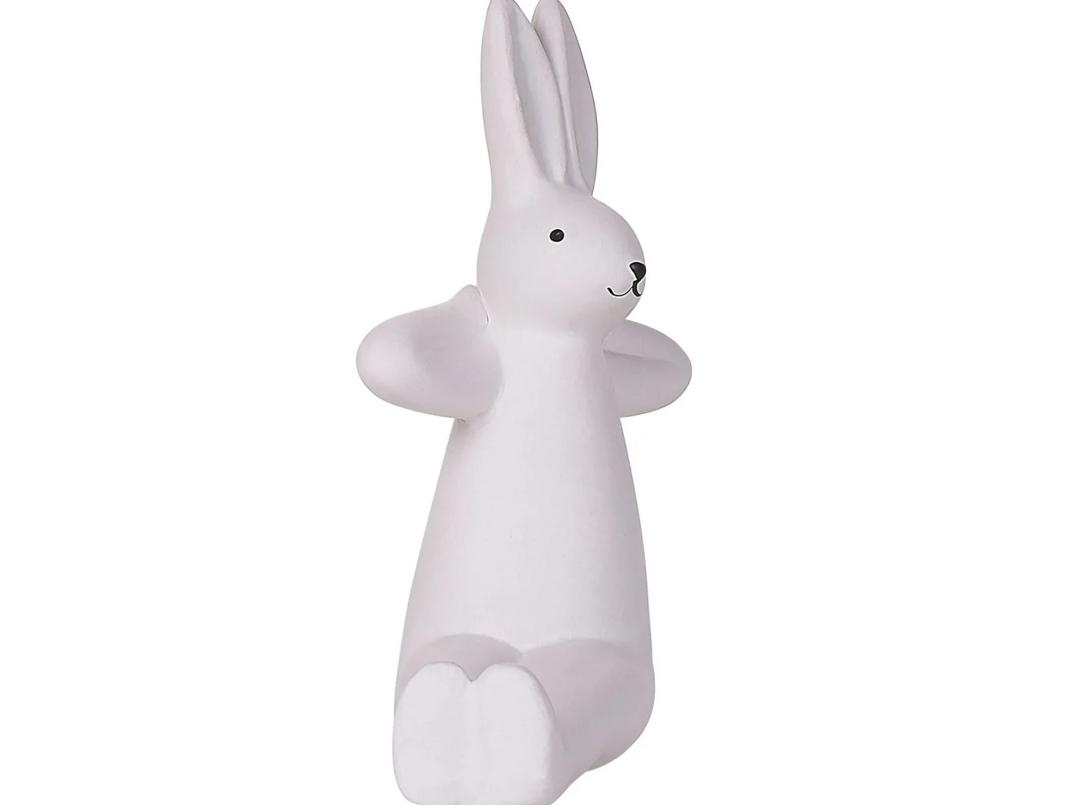 Zestaw 3 figurki wielkanocne królik biały