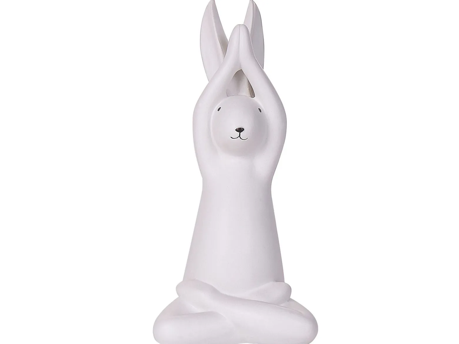 Zestaw 3 figurki wielkanocne królik biały