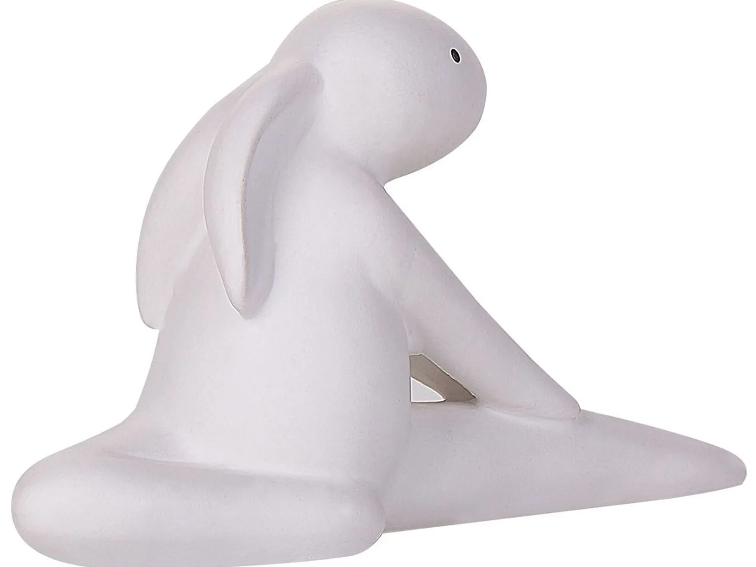 Zestaw 3 figurki wielkanocne królik biały