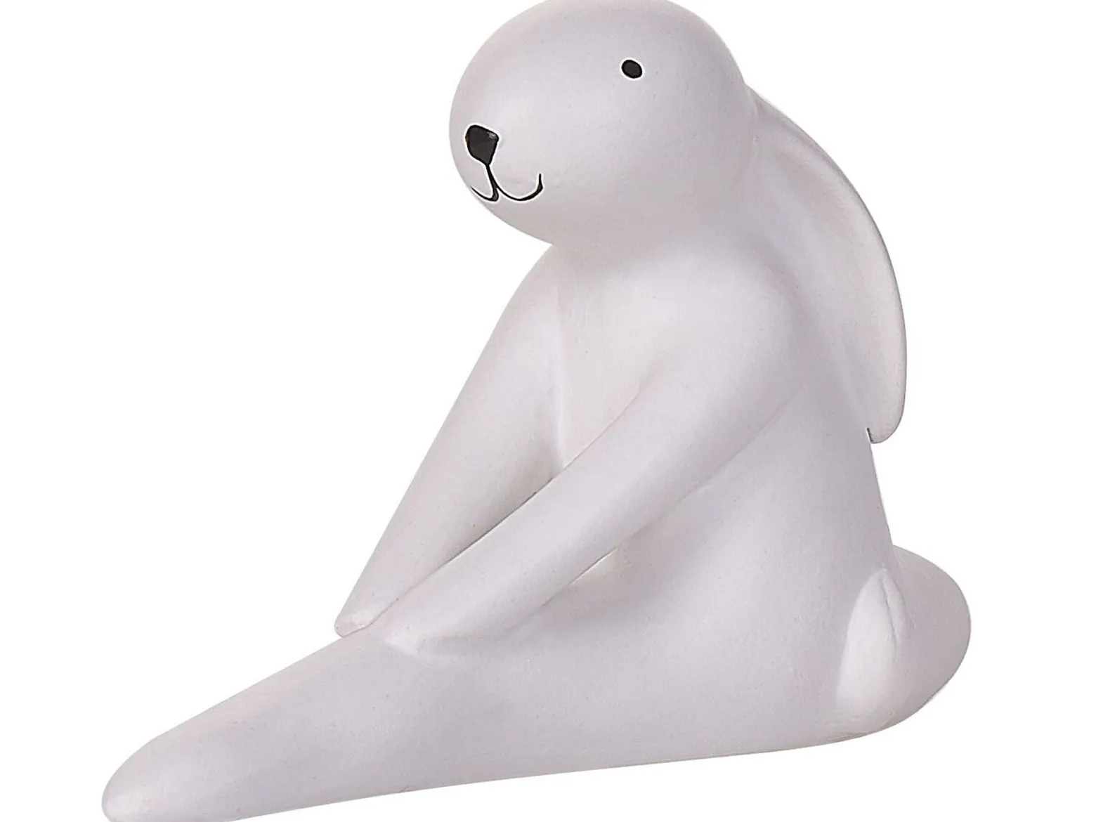 Zestaw 3 figurki wielkanocne królik biały