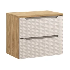 Zestaw mebli łazienkowych 70cm z blatem Luxor Beige