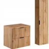 ZESTAW Mebli do Łazienki ADEL OAK 3 elementy DĄB WOTAN