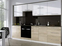 Zestaw mebli kuchennych kolor do wyboru 260 cm fronty MDF 2,6m Roxi