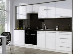 Zestaw mebli kuchennych kolor do wyboru 260 cm fronty MDF 2,6m Roxi