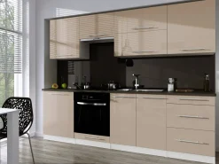 Zestaw mebli kuchennych kolor do wyboru 260 cm fronty MDF 2,6m Roxi