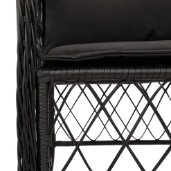 Zestaw Mebli Ogrodowych Bistro Stół Krzesła Rattan Poduszki Do Ogrodu