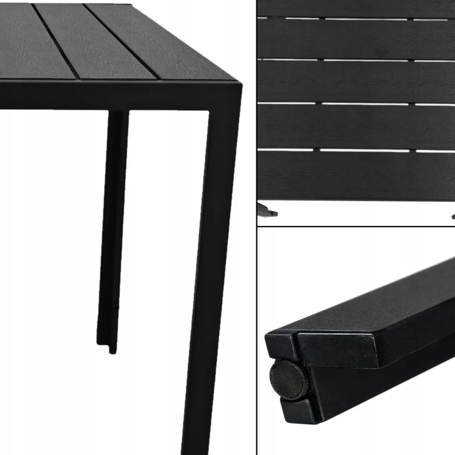 Zestaw mebli ogrodowych stół Allen-ST 70x70C + 2x krzesło Portino taupe