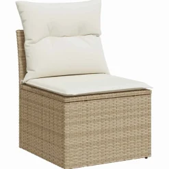Zestaw Mebli Ogrodowych Stół Rattan Poduszki Do Ogrodu Na Taras Do Ogrodu