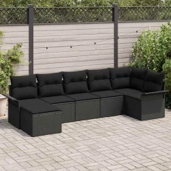 Zestaw Mebli Ogrodowych Stół Rattan Poduszki Do Ogrodu Na Taras Do Ogrodu