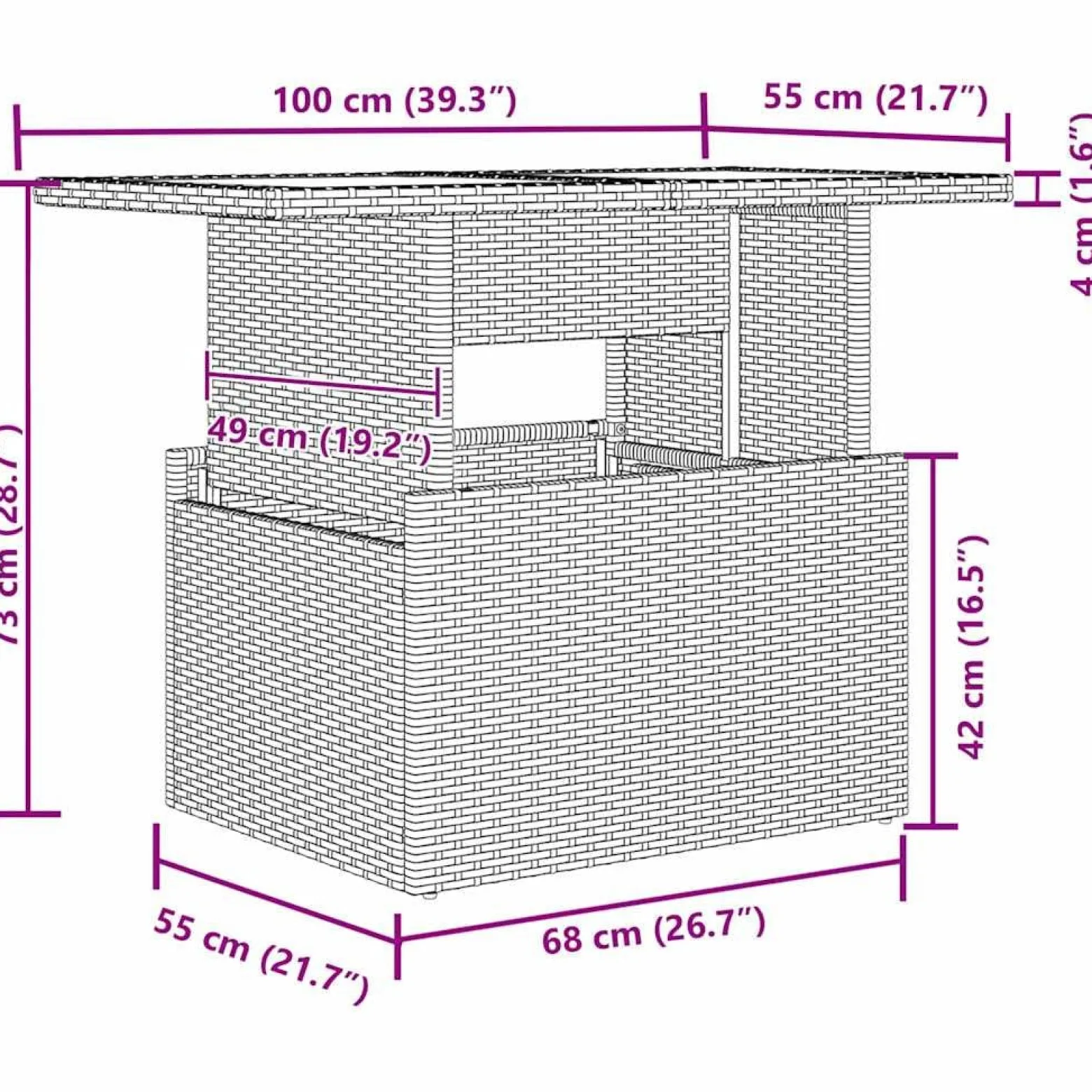 Zestaw Mebli Ogrodowych Wypoczynkowy Sofy Stolik Rattan Poduszki Na Balkon