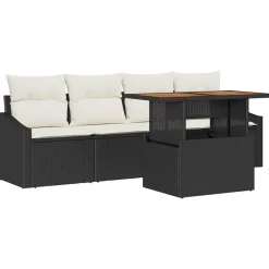 Zestaw Mebli Ogrodowych Wypoczynkowy Sofy Stolik Rattan Na Patio Na Taras