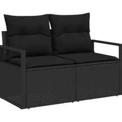 Zestaw Mebli Ogrodowych Wypoczynkowy Sofy Stolik Rattan Na Patio Na Taras
