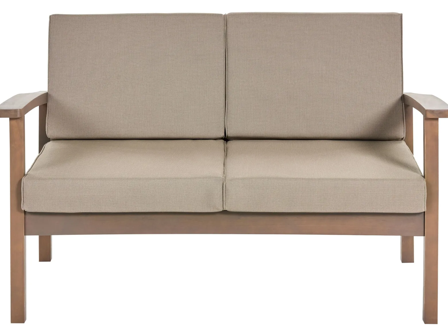 Zestaw ogrodowy sofa i 2 fotele ze stolikiem Certyfikowane drewno