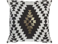 Zestaw 2 poduszki ozdobne 45x45 czarno-biała