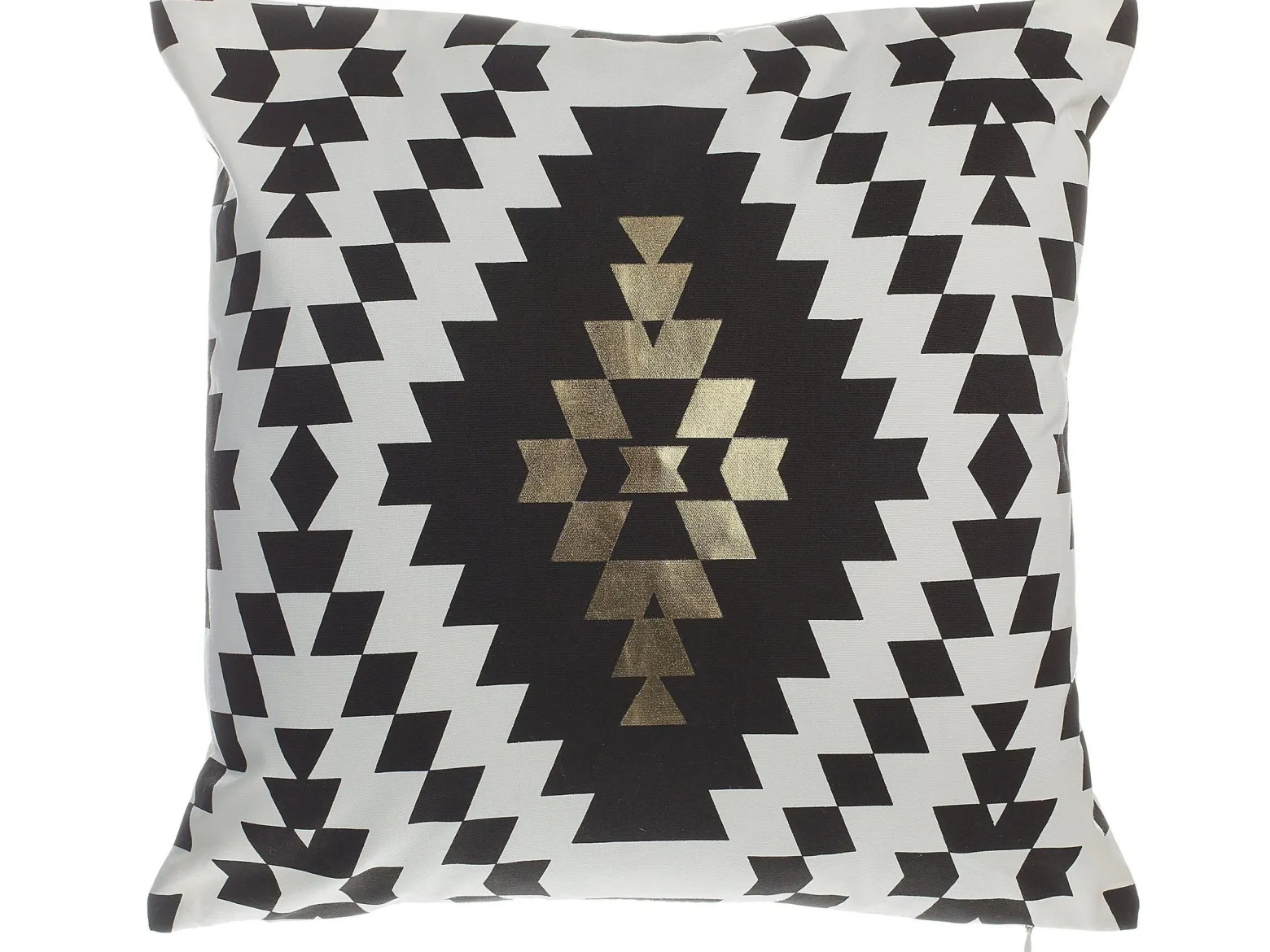 Zestaw 2 poduszki ozdobne 45x45 czarno-biała