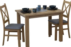 Zestaw stół 100x70 z 2 krzesłami M007-2 Dąb Artisan