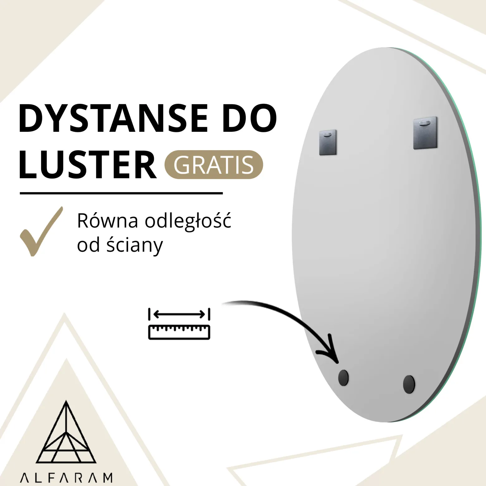 Zestaw trzech okrągłych lusterek 25-30-40 - FITRI
