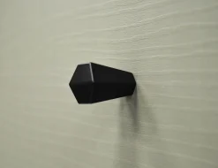 ZIELONA ŁAWA AVILA 100 cm Szuflady Półki CZARNE Nogi Uchwyty