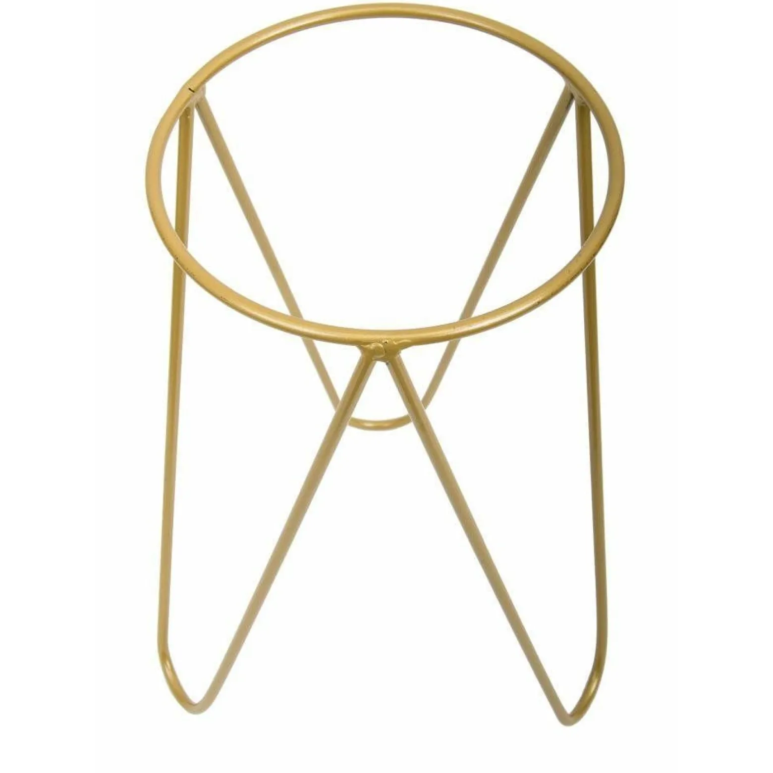 Złoty nowoczesny kwietnik Loft 50 cm
